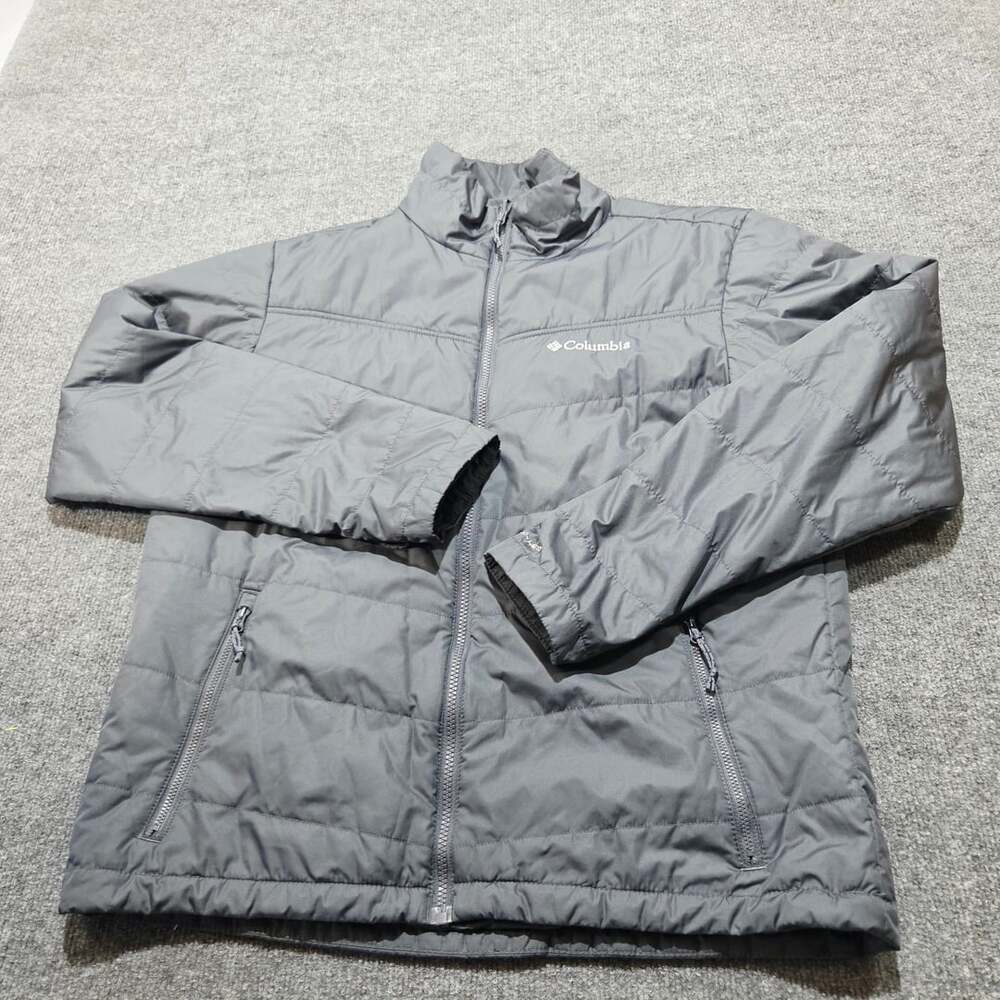 Columbia Omni-Heat Interchange Puffer Jacket Gray Size M